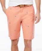 Tommy Hilfiger Men's Cocktail Embroidered Flat-front Shorts
