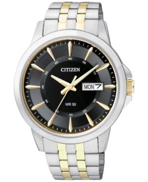 Citizen Men's Two-tone Stainless Steel Bracelet 41mm Bf2018-52e
