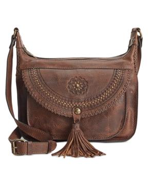 Patricia Nash Distressed Leather Camila Crossbody