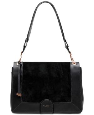 Radley London Linton St Suede Large Flapover Shoulder Bag