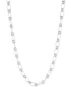 Anne Klein Silver-tone Textured Multi-link Collar Necklace