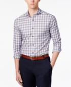 Vince Camuto Navy Dobby Stripe Shirt