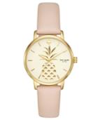 Kate Spade New York Women's Metro Nude Leather Strap Watch 34mm