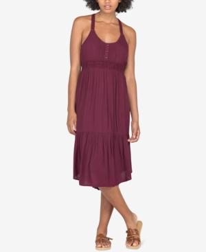 Volcom Juniors' Summit Stone Crochet-trim Dress