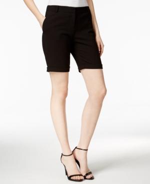 Kensie Stretch Crepe Shorts