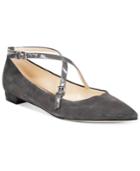 Nine West Anastagia Strappy Pointed-toe Flats Women's Shoes