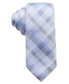 Ryan Seacrest Distinction Men's Messina Plaid Silk Slim Tie, Created For Macy's