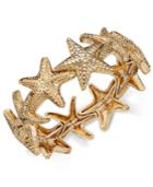 Charter Club Gold-tone Starfish Stretch Bracelet, Only At Macy's