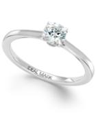 Idealmark Certified Diamond Solitaire Engagement Ring In Platinum (1/2 Ct. T.w.)