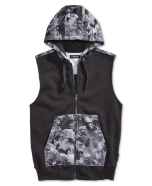 Ring Of Fire Men's Splash Camouflage-print Hoodie Vest