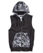 Ring Of Fire Men's Splash Camouflage-print Hoodie Vest