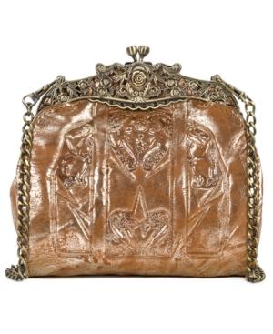 Patricia Nash Glitter Metallic Carmonita Small Frame Crossbody