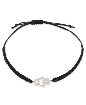 Yellora Diamond Bracelet, Yellora Diamond Hamsa Parachute Cord Bracelet (1/6 Ct. T.w.)