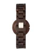 Earth Wood Stomates Wood Bracelet Watch W/date Brown 40mm