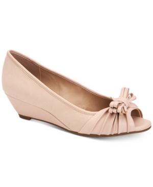 Charter Club Canikka Bow Wedge Pumps, Created For Macy's Women's Shoes