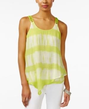 Bcx Juniors' Printed Tiered Tank Top