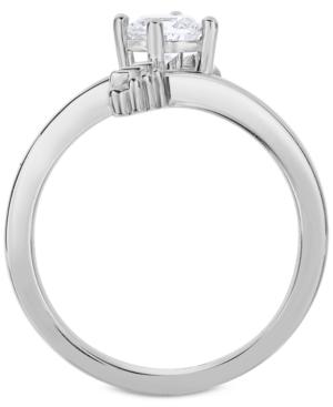 Diamonds Arrow Bypass Ring (1/2 Ct. T.w.) In 14k White Gold