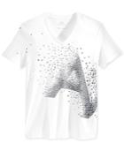 Armani Exchange Men's Pixelated Side Logo T-shirt