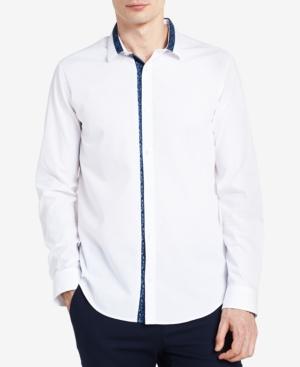 Calvin Klein Men's Classic-fit Geometric Trim Shirt