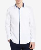 Calvin Klein Men's Classic-fit Geometric Trim Shirt