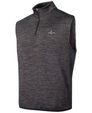Greg Norman For Tasso Elba Men's Hydrotech Quarter-zip Vest, Only At Macy's