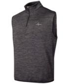 Greg Norman For Tasso Elba Men's Hydrotech Quarter-zip Vest, Only At Macy's