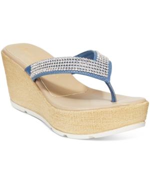 Athena Alexander By Callisto Bordeaux Wedge Sandals Women's Shoes