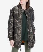 Max Studio London Horse-print Camo Bomber Jacket, Created For Macy's