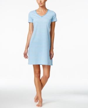 Nautica Short-sleeve Striped Nightgown