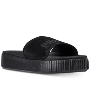 Puma Women's Platform Bold Slide Sandals From Finish Line