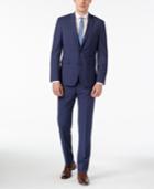 Vince Camuto Men's Slim-fit Blue Striped Suit