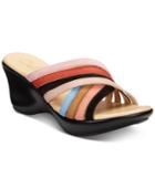Callisto Willowe Slide Platform Wedge Sandals Women's Shoes