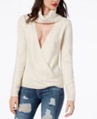 Guess Reversible Cowl-neck Cutout Sweater