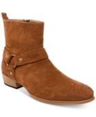 Steve Madden Men's Palazzo Suede Side-zip Boots Men's Shoes