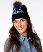 Kate Spade New York Wool & Faux-fur Raccoon Beanie