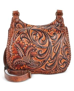 Patricia Nash Borghetto Braided Saddle Bag