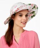 I.n.c. Floral-print Floppy Hat, Created For Macy's