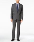 Kenneth Cole Reaction Men's Slim-fit Grey Stripe Suit