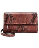I.n.c. Averry Python-embossed Crossbody, Created For Macy's
