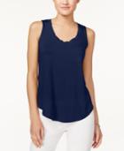 Maison Jules Pocket Tank Top, Only At Macy's