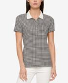 Tommy Hilfiger Printed Polo Top, Created For Macy's