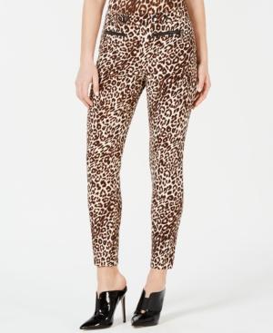 Guess Double-snap Animal-print Pants