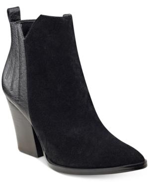 Guess Millie Block-heel Booties Women's Shoes