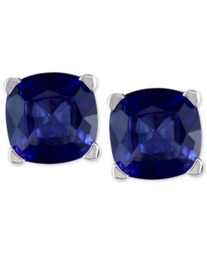 Gemma By Effy Sapphire Stud Earrings (2-1/4 Ct. T.w.) In 14k White Gold