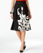 Alfani Prima Pull-on Printed Scuba Skirt, Only At Macy's