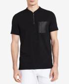 Calvin Klein Men's Zip-collar Polo Shirt