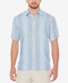 Cubavera Men's Textured Striped Shirt