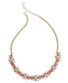 Charter Club Multi-crystal Cluster Collar Necklace, 16 + 2 Extender, Created For Macy's