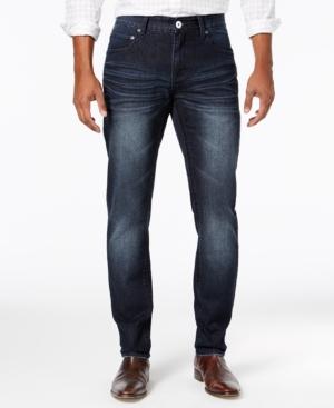 Inc International Concepts Men's Skinny-fit Dark Wash Jeans, Only At Macy's