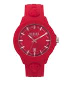 Versus Unisex Tokyo 43mm Red Silicone Watch